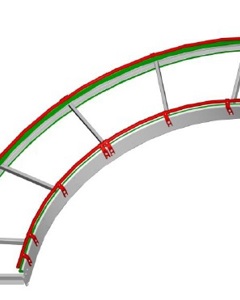 Bend 75deg Curve conveyor 750/4884